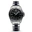Reloj Duward para mujer con correa de acero y cerámica negra D23219.32